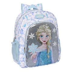 Koulureppu Frozen Memories Hopea Sininen Valkoinen (32 x 38 x 12 cm) hinta ja tiedot | Koulureput ja -laukut | hobbyhall.fi