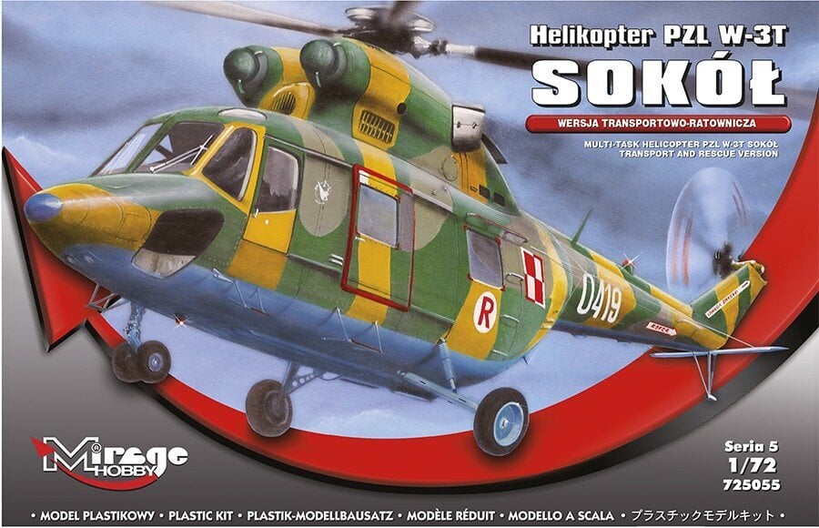 Mirage MIRAGE PZL W-3T SOKOL -helikopteri hinta ja tiedot | Pienoismallit | hobbyhall.fi