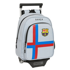 Pyörällinen koululaukku FC Barcelona, harmaa (27 x 33 x 10 cm) hinta ja tiedot | Koulureput ja -laukut | hobbyhall.fi