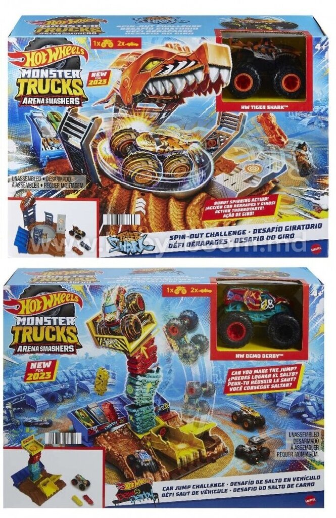 Hot Wheels® Monster Truks -autoilusarja HNB92 hinta ja tiedot | Poikien lelut | hobbyhall.fi