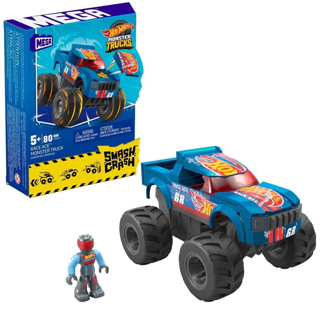 MEGA® Hot Wheels® irrotettavat hirviöautot HMM49 hinta ja tiedot | LEGOT ja rakennuslelut | hobbyhall.fi