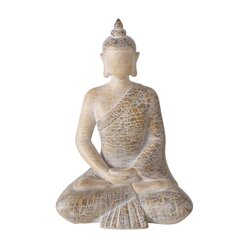 Boltze Buddha koristefiguuri 21 cm x 14 cm x 30 cm hinta ja tiedot | Sisustustuotteet | hobbyhall.fi