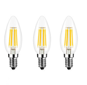 LED-lamppu 3 kpl, C35 4W E14 hinta ja tiedot | Upotettavat valaisimet ja LED-valaisimet | hobbyhall.fi