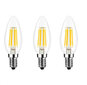 LED-lamppu 3 kpl, C35 4W E14 hinta ja tiedot | Upotettavat valaisimet ja LED-valaisimet | hobbyhall.fi
