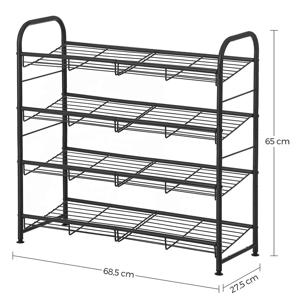 Metallinen kenkäteline hinta ja tiedot | Kenkäkaapit ja -hyllyt | hobbyhall.fi