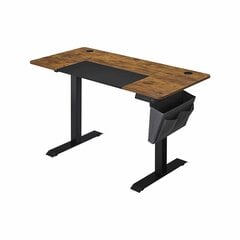Korkeussäädettävä pöytä vintage ruskea musta hinta ja tiedot | Tietokonepöydät ja työpöydät | hobbyhall.fi