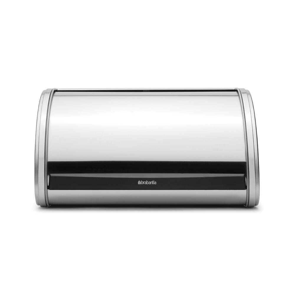 Brabantia Roll Top Medium Leipälaatikko, Matt Steel hinta ja tiedot | Keittiövälineet | hobbyhall.fi