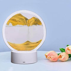 LED-pöytävalaisin "Sand Art" touch RGB-valolla, keltainen hinta ja tiedot | Verk Group Huonekalut ja sisustus | hobbyhall.fi