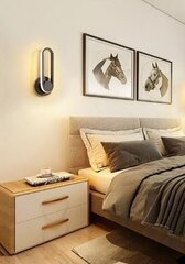Moderni pohjoismainen 330° kääntyvä LED-seinävalaisin hinta ja tiedot | Seinävalaisimet | hobbyhall.fi