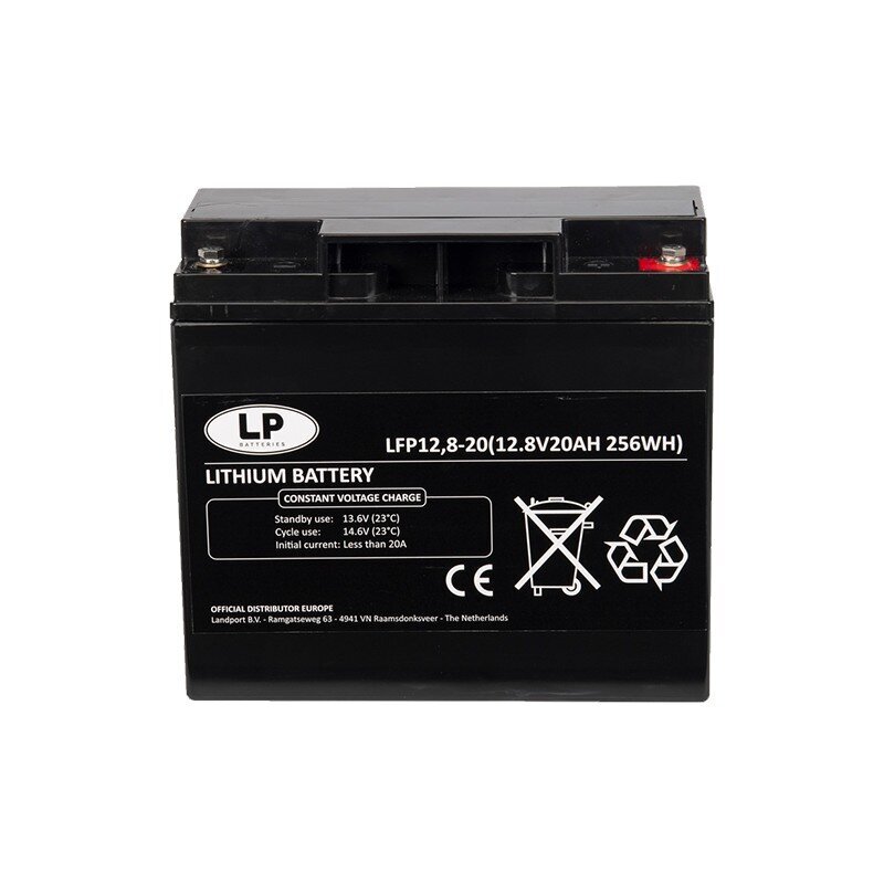 Landport LFP MV12-20 -akku, 240Wh/20Ah 120 A FI 12V hinta ja tiedot | Moottoripyörien akut | hobbyhall.fi