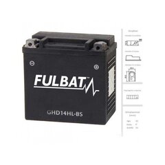 Fulbat GHD14HL-BS -akku, 14 Ah 12V hinta ja tiedot | Moottoripyörien akut | hobbyhall.fi