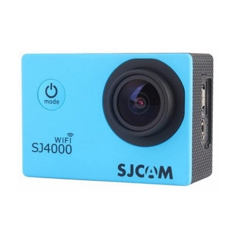 SJCam SJ4000 Wi-Fi Vedenpitävä 30 metrin toimintakamera 12MP 170° Kulma 1080p HD 2,0" LCD-näyttö Sininen hinta ja tiedot | Action-kamerat | hobbyhall.fi