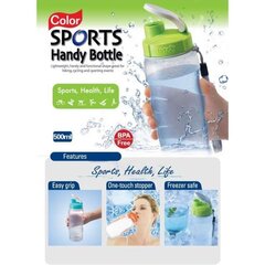 Color Sports 500 ml vihreän värinen juomapullo hinta ja tiedot | Juomapullot | hobbyhall.fi