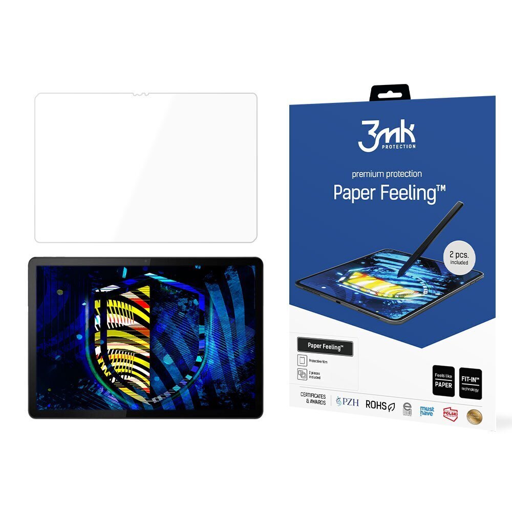 Lenovo Tab P11/P11 Plus - 3mk Paper Feeling™ 11" näytönsuoja hinta ja tiedot | Tablettien lisätarvikkeet | hobbyhall.fi