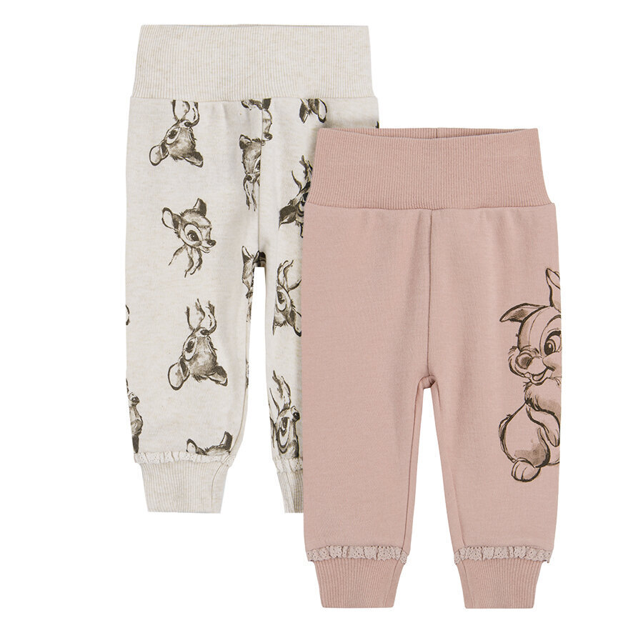 Cool Club Bambi, pyjamahousut, 2 kpl, LNG2500965-00 hinta ja tiedot | Tyttöjen kylpytakit ja pyjamat | hobbyhall.fi