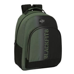 Koulureppu BlackFit8 Gradient Black Military Green (32 x 42 x 15 cm) hinta ja tiedot | Koulureput ja -laukut | hobbyhall.fi