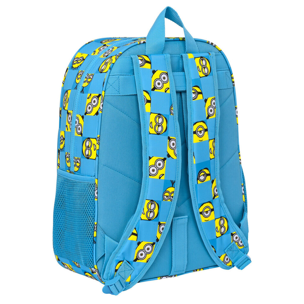 Koulureppu Minions Minionstatic Sininen (33 x 42 x 14 cm) hinta ja tiedot | Koulureput ja -laukut | hobbyhall.fi