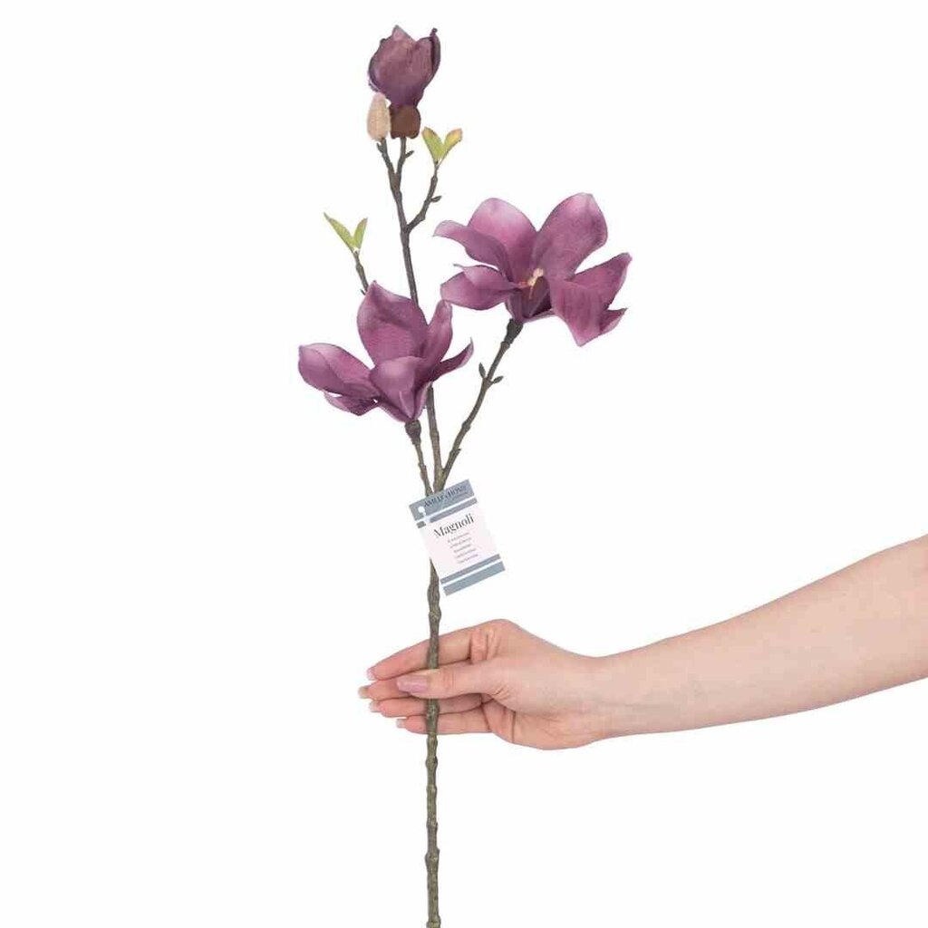 Tekokukka magnolia, 10 kpl. hinta ja tiedot | Sisustustuotteet | hobbyhall.fi