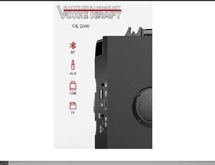 Voice Kraft VK 2600 -kaiutin hinta ja tiedot | Voice Kraft Tietokoneet ja pelaaminen | hobbyhall.fi