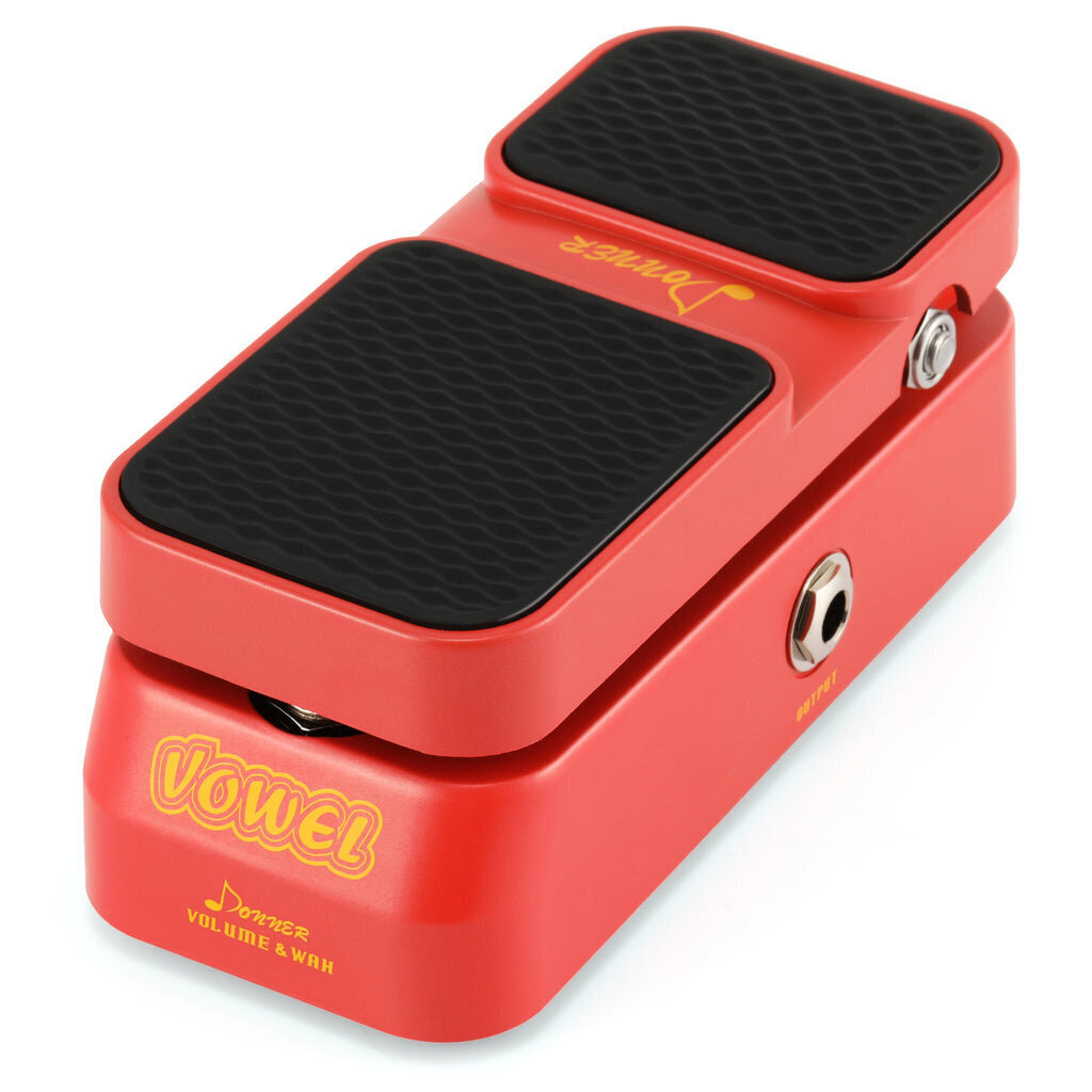 Donner 2-in-1 Vowel Mini Active Wah Volume Guitar Effects -pedaali hinta ja tiedot | Soittimien lisätarvikkeet | hobbyhall.fi