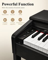 Eastar digitaalipiano 88 koskettimella hinta ja tiedot | Kosketinsoittimet | hobbyhall.fi