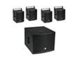 Omnitronic Molly-12A Subwoofer + 4 x Molly-6 Top 8 Ohm hinta ja tiedot | Kaiuttimet | hobbyhall.fi