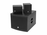 Omnitronic Molly-12A Subwoofer aktiivinen + 2 x Molly- 6 Top 8 Ohm