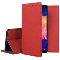 Mocco Smart Magnet Book Case For Xiaomi 13 Red hinta ja tiedot | Puhelimen kuoret ja kotelot | hobbyhall.fi