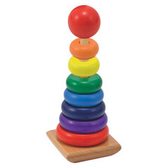 Puinen lajittelupeli Melissa & Doug Rainbow Stacker hinta ja tiedot | Melissa & Doug Lapset | hobbyhall.fi