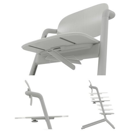 Cybex monitoiminen syöttötuoli Lemo 3in1 Set, suede grey/mid grey hinta ja tiedot | Syöttötuolit | hobbyhall.fi