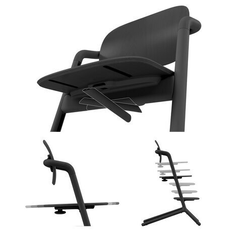 Cybex monitoimisyöttötuoli Lemo 3in1 Set, stunning black hinta ja tiedot | Syöttötuolit | hobbyhall.fi