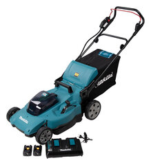 Akkuruohonleikkuri Makita DLM538PG2 2x18V hinta ja tiedot | Ruohonleikkurit | hobbyhall.fi