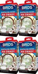 Ikkunan hyttysverkot x4 Bros 130 cm x 150 cm hinta ja tiedot | Bros Verhot, verhotangot ja kaihtimet | hobbyhall.fi