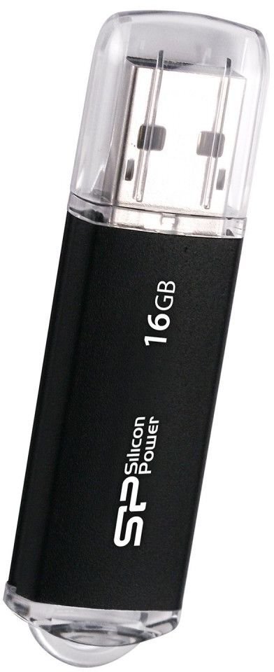 Silicon Power Ultima II i-Series, USB-muistitikku, 16Gt , musta hinta ja tiedot | Muistitikut | hobbyhall.fi