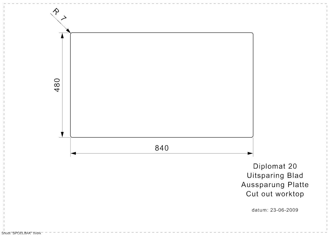 Reginox Diplomat 20 LUX (R) -tiskiallas, ruostumaton teräs, 86 x 50 cm, kiillotettu kromi hinta ja tiedot | Keittiöaltaat | hobbyhall.fi