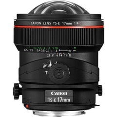 Canon TS-E 17mm f/4L hinta ja tiedot | Objektiivit | hobbyhall.fi