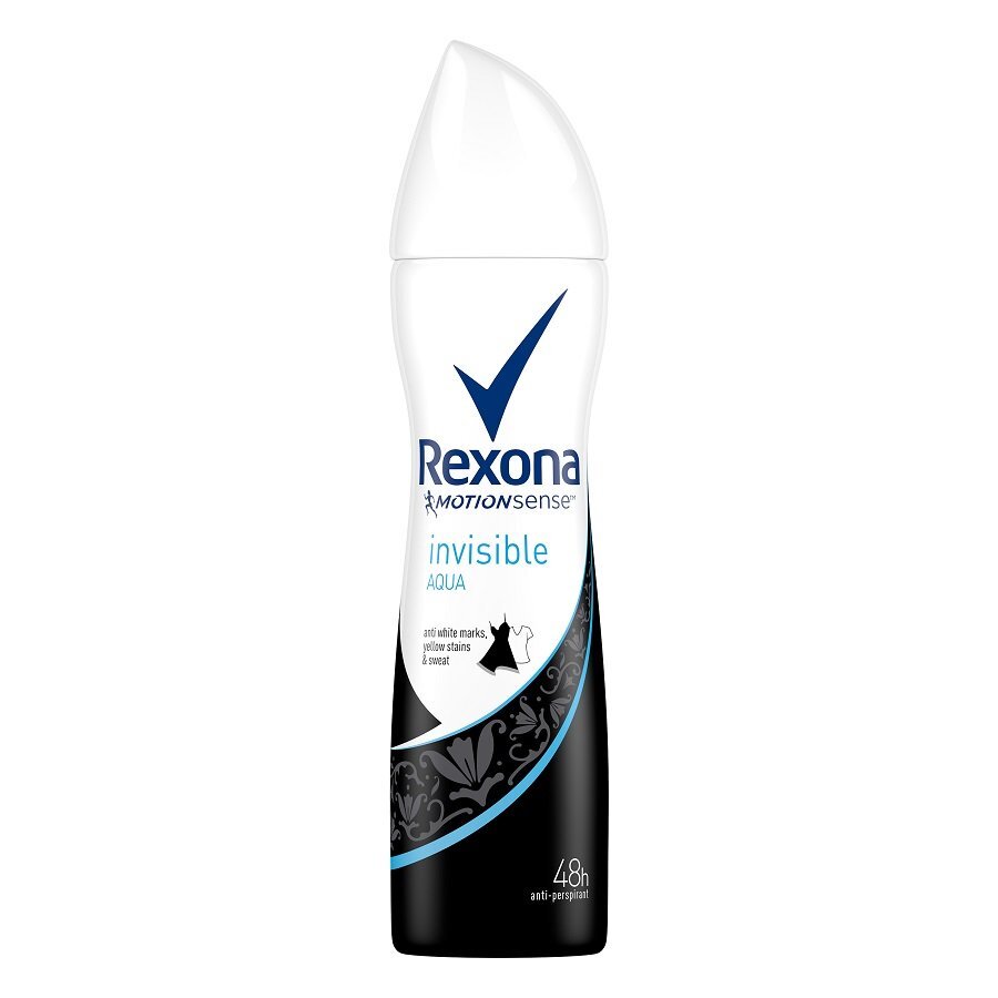 Rexona Motion Sense Invisible Aqua antiperspiranttisuihke naisille 150 ml hinta ja tiedot | Deodorantit | hobbyhall.fi