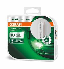 Auton polttimot Osram 66240ULT-HCB polttimo D2S 85V Ultra Life, 2 kpl. hinta ja tiedot | Osram Autotuotteet | hobbyhall.fi