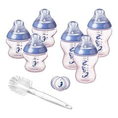 Tuttipullosetti vastasyntyneille tytöille Tommee Tippee 0+, 422724 hinta ja tiedot | Tuttipullot ja tarvikkeet | hobbyhall.fi