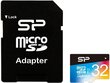 Silicon Power muistikortti microSDHC 32GB Superior UHS-I U1 + sovitin hinta ja tiedot | Kameran muistikortit | hobbyhall.fi