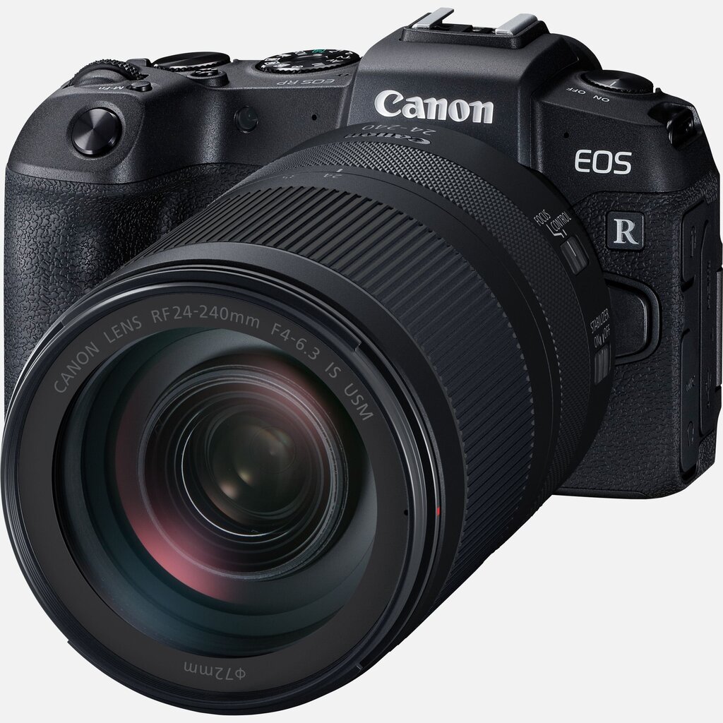 Canon EOS RP + RF 24-240mm f/4-6.3 IS USM + kiinnityssovitin EF-EOS R hinta ja tiedot | Kamerat | hobbyhall.fi