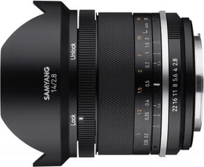 Samyang MF 14mm f/2.8 MK2 -objektiivi, Sony hinta ja tiedot | Objektiivit | hobbyhall.fi