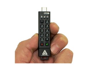 Apricorn Aegis Secure Key 3NXC, USB, 64 GB hinta ja tiedot | Muistitikut | hobbyhall.fi