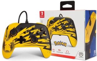 Langallinen konsoli PowerA Pokemon Lightning Pikachu Nintendo Switchille hinta ja tiedot | Ohjaimet ja lisätarvikkeet | hobbyhall.fi