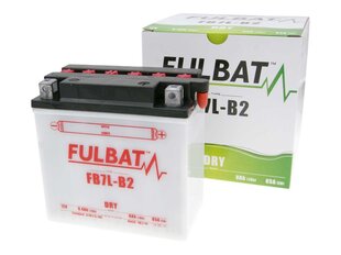 Akku Fulbat YB7L-B2, 8 Ah 85 12 V hinta ja tiedot | Moottoripyörien akut | hobbyhall.fi