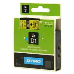 Dymo teippi D1 12mmx7m musta/col. 45018/5 hinta ja tiedot | Tulostustarvikkeet | hobbyhall.fi