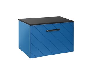 Besco Floo 120 kylpyhuonekaappi ohuella mustan värisellä työtasolla, mustan /kullan värinen hinta ja tiedot | Kylpyhuonekaapit | hobbyhall.fi