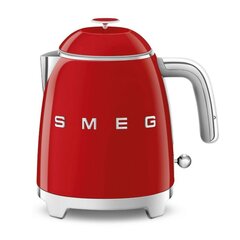 Vedenkeitin Smeg, KLF05RDEU, 50-luvun tyyli, 0,8 l, punainen hinta ja tiedot | Vedenkeittimet | hobbyhall.fi