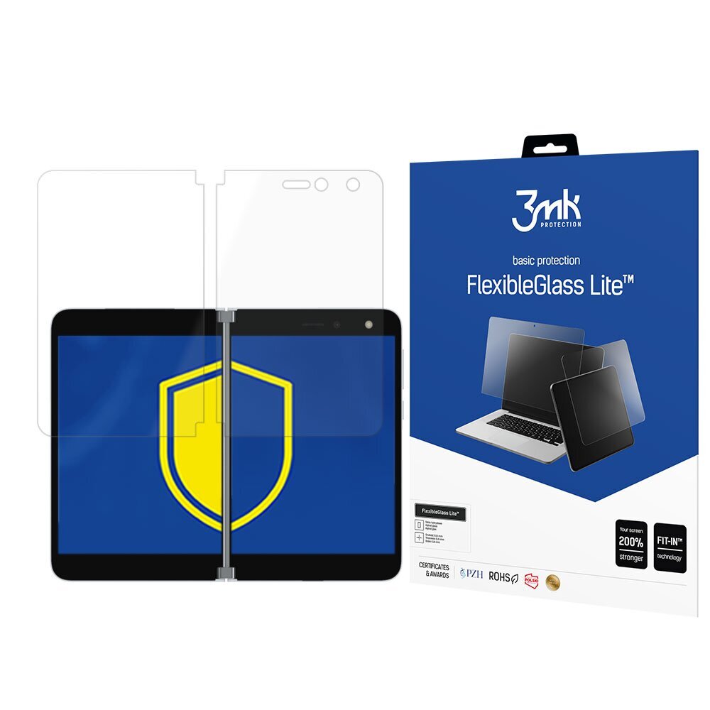 Microsoft Surface Duo - 3mk FlexibleGlass Lite™ 8.3" näytönsuoja hinta ja tiedot | Tablettien lisätarvikkeet | hobbyhall.fi