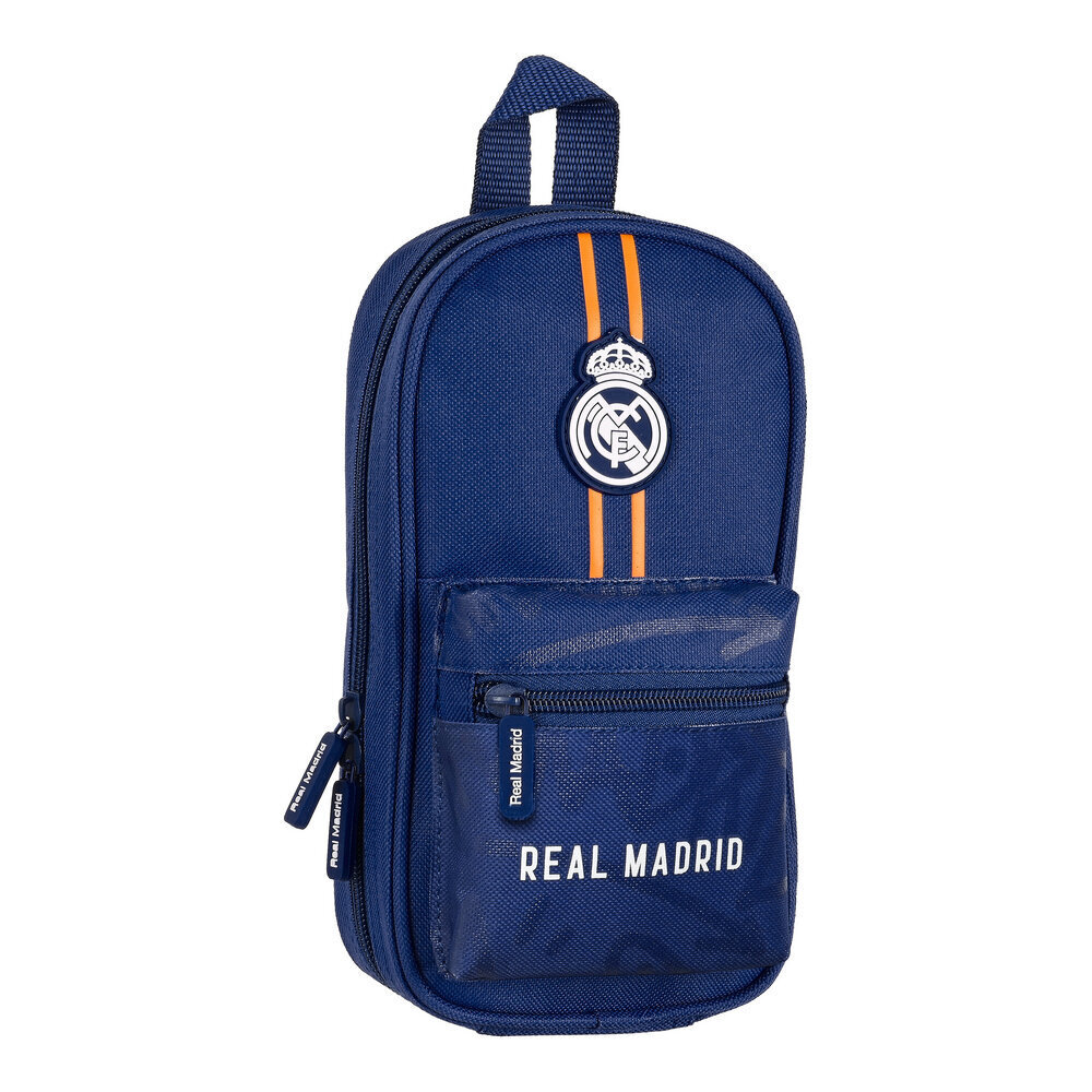 Reppu penaali Real Madrid sininen (12 x 23 x 5 cm) (33 osaa) hinta ja tiedot | Koulureput ja -laukut | hobbyhall.fi